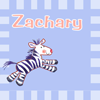 Nursery Squares - Zebra